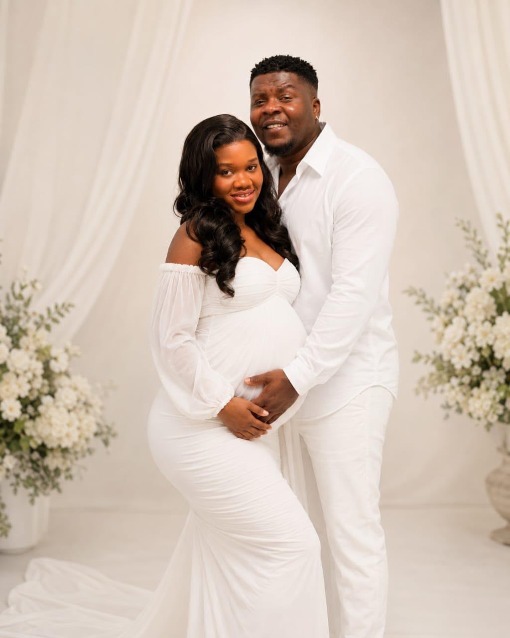 The Ogunderu Family, awaiting baby Eriifeoluwa